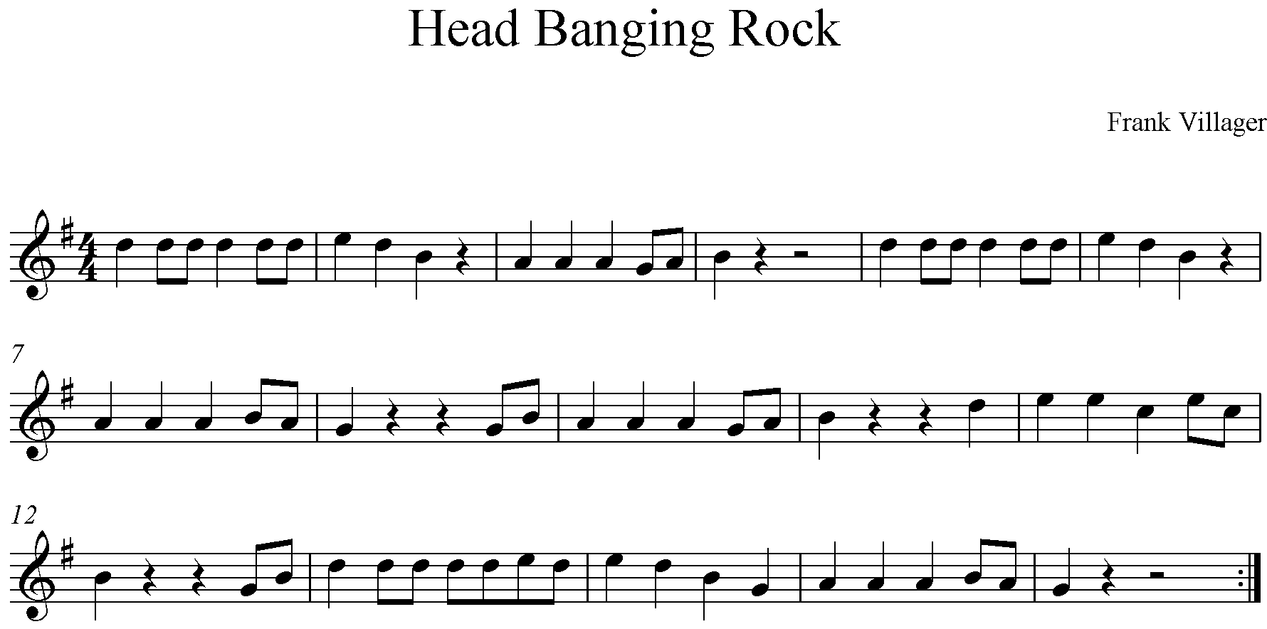Head Banging Rock